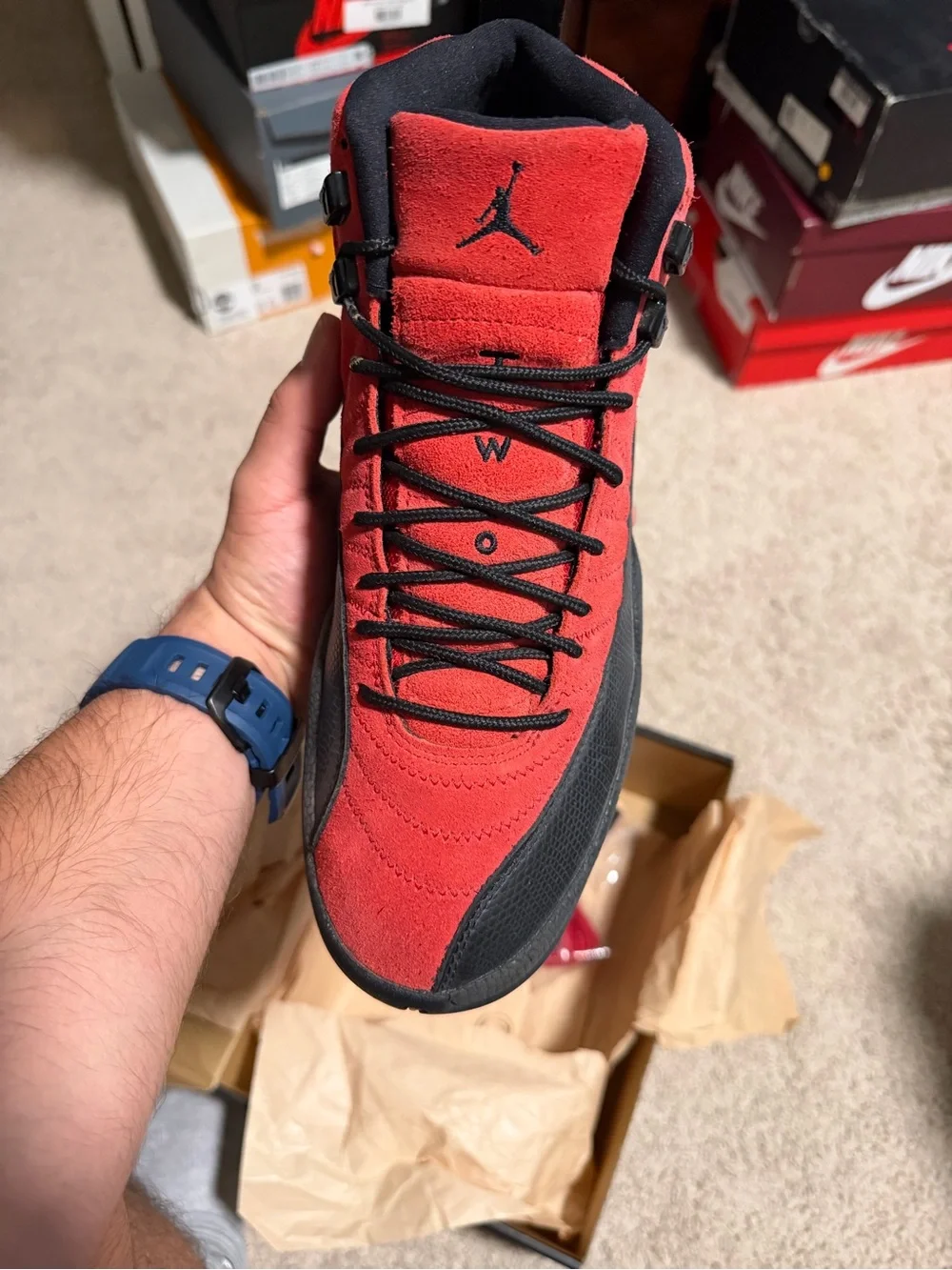 Jordan bold red